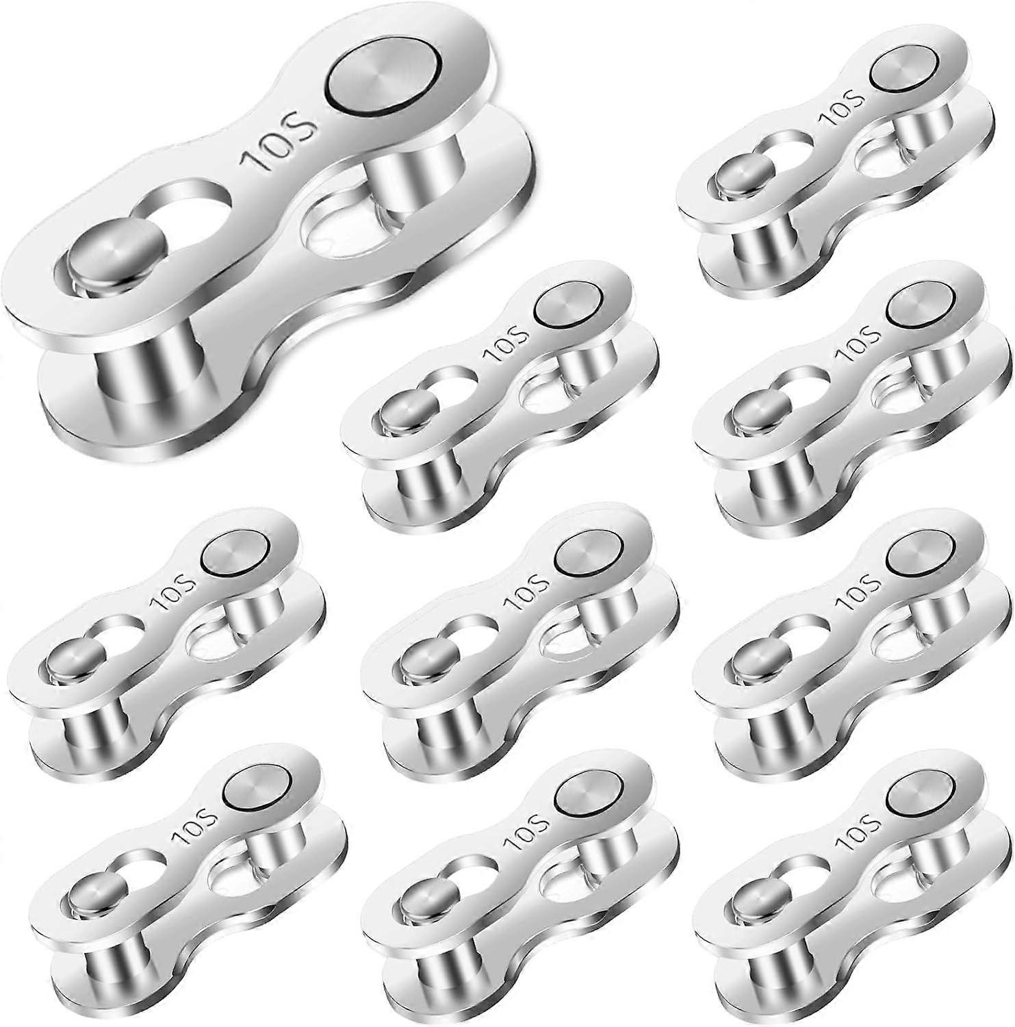 Missing Link 10 Pairs for 10 Speed Chain Master Link for Bicycle Chain Bike Chain Links 10