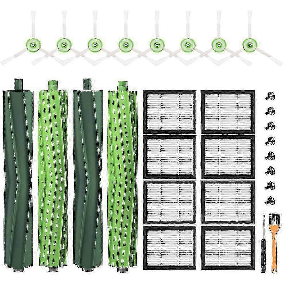 Rubber brushes and HEPA filters for iRobot Roomba i3 i7 E5 j7