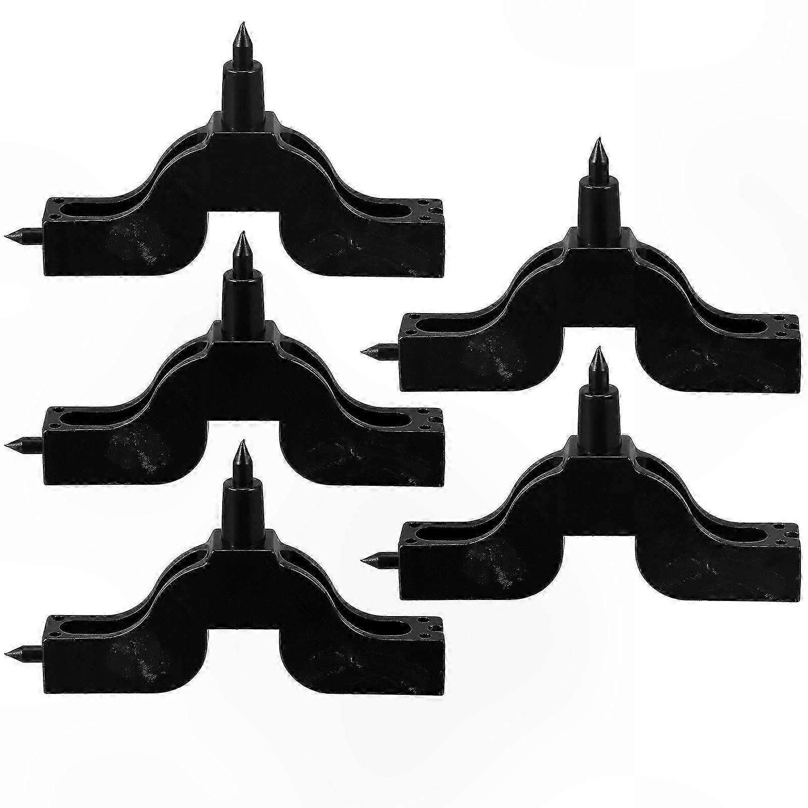 5-Piece Round Hole Punch Tool Set for Pipes