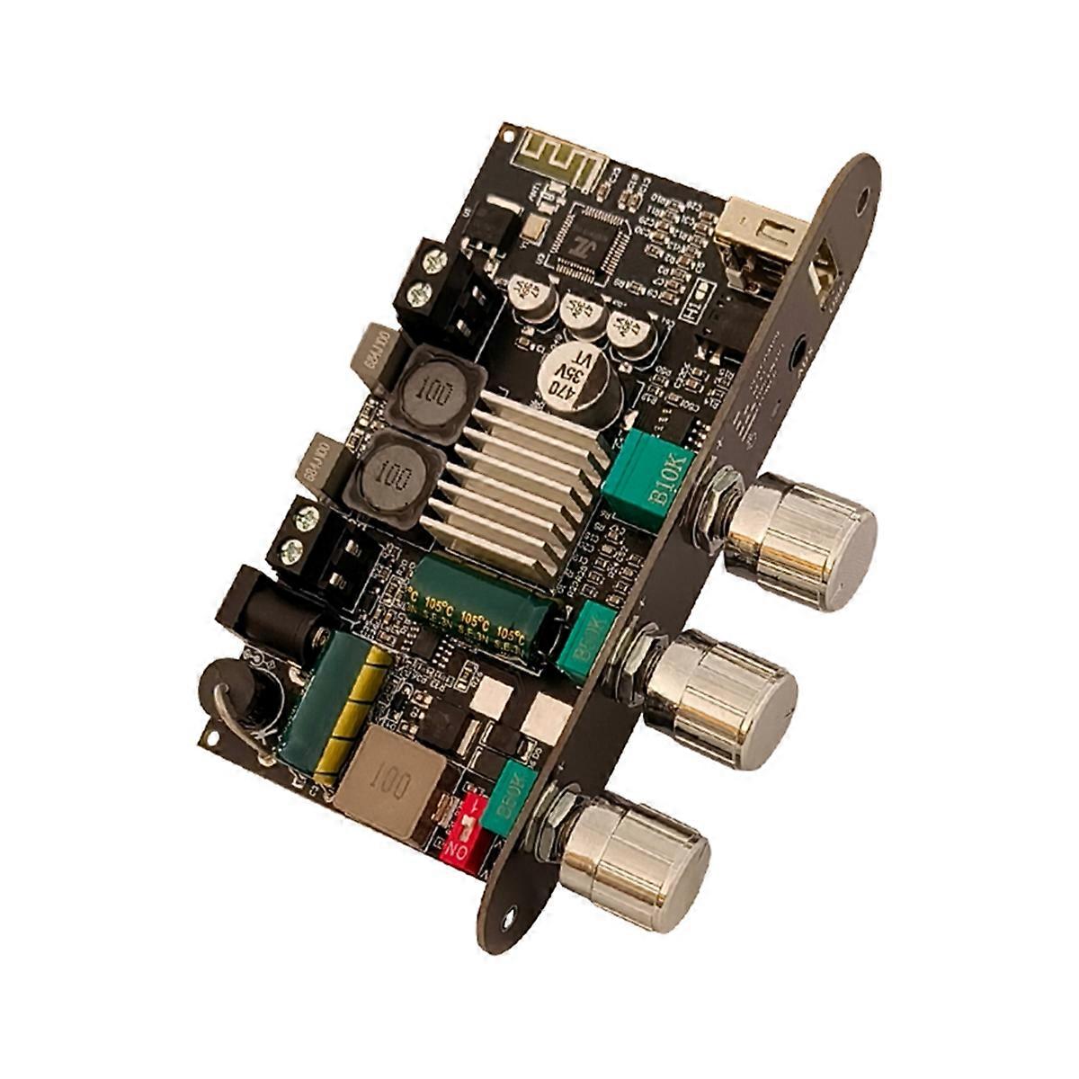 -1001U DC 9-24V Mono 100W BT Amplifier Board Module Supports APP Amplifier Chip TPA3116D2 Female Socket 5.5 X 2.1 Port