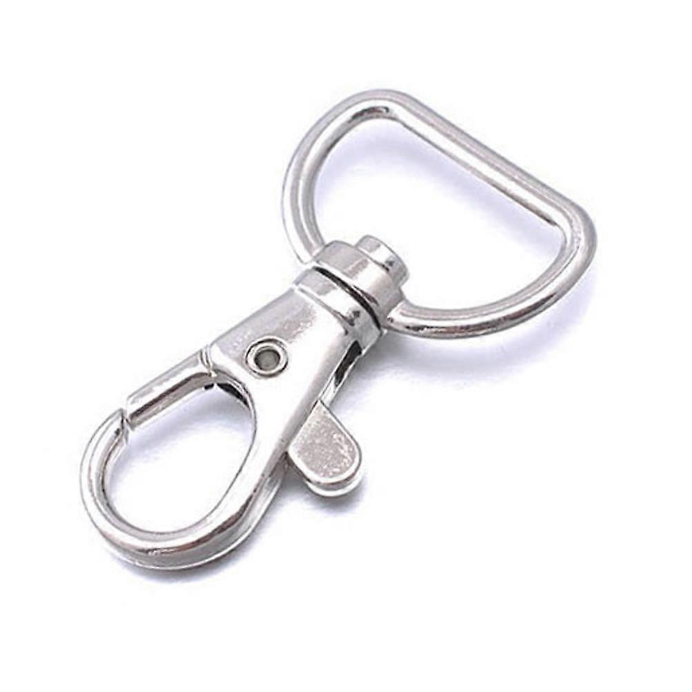 Keychain Accessories with Firm Snap Hooks for Holding Keys Silver Pcs