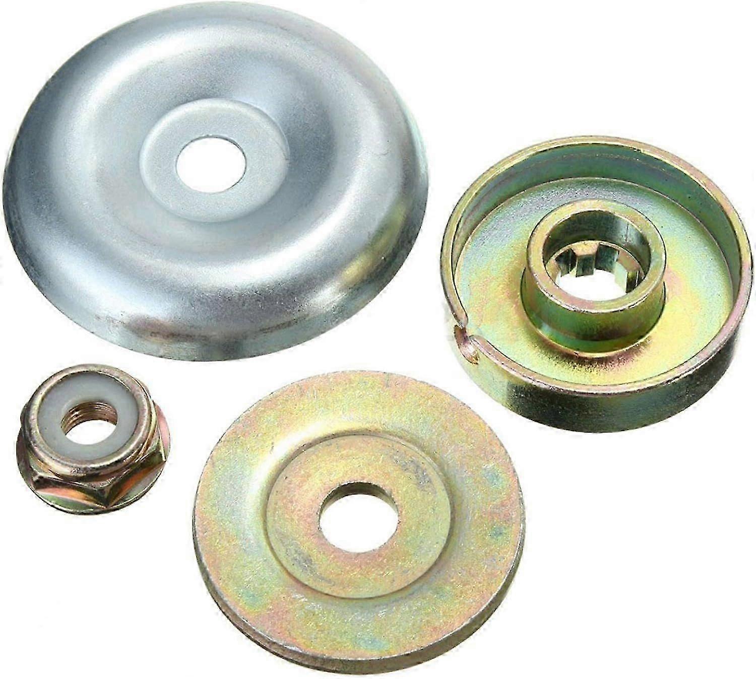 4Pcs Replacement Metal Nuts Lawn Mower Weed Eater Blade