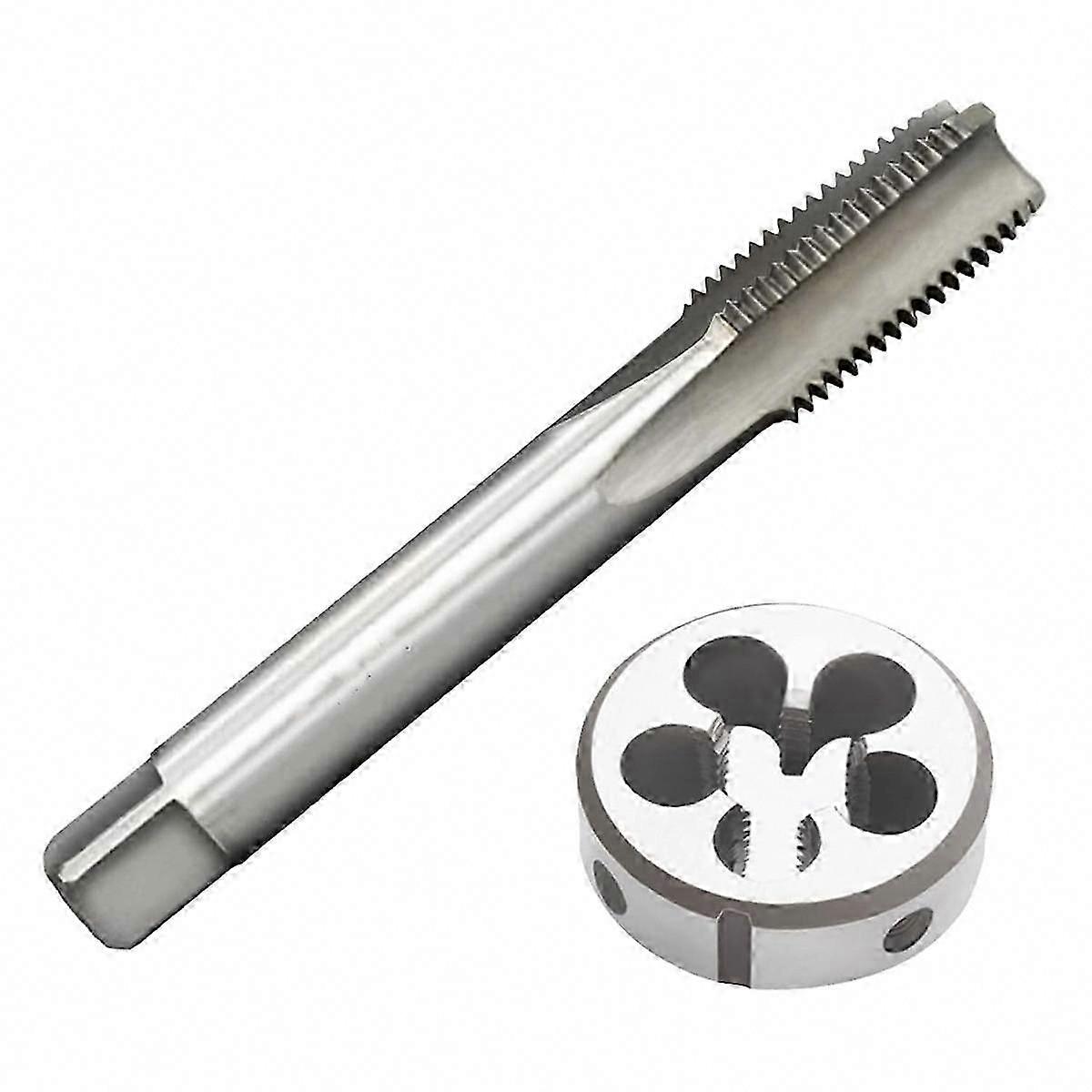 M14 X 1.5mm Metric Tap and Die Set, High-Speed Steel Machine Thread Tap and Round Die Set