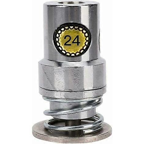 Fabric Cover Button Mold, Round Bread Shape Press Mold Tool for Manual Press Machine DIY Buttons(24L)