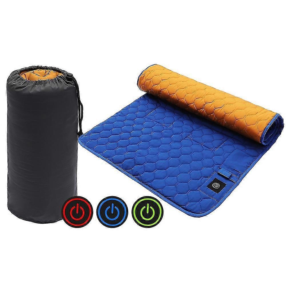 Winter Heating Mat USB Heating Sleeping Mat Camping Warming Mattress Temperature Adjustable Warm Ten