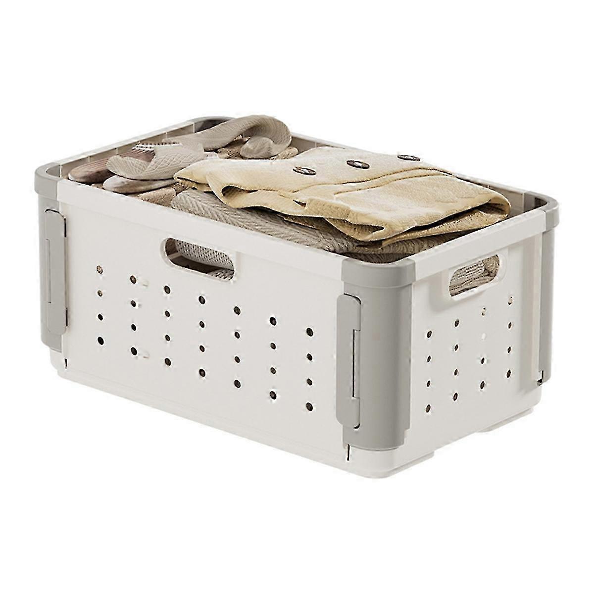 Foldable Dirty Clothes Basket - Multi-Functional, Moveable & Ideal for Bathroom Use