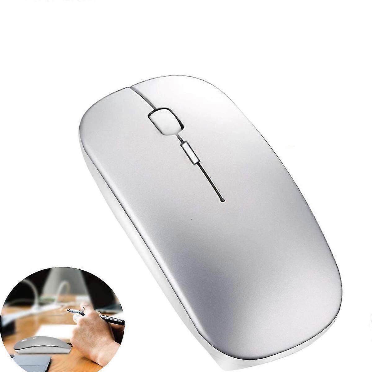 Bluetooth Mouse, 3-mode Silent Rechargeable Mouse Wireless