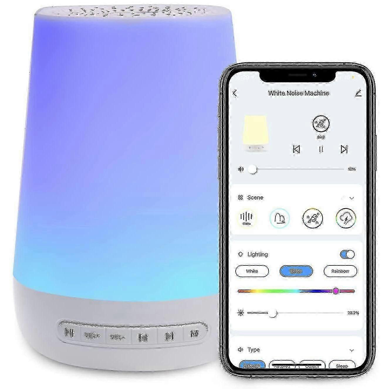 Odpočinok Hatch All-in-one spací stroj, nočné svetlo a zvukový stroj