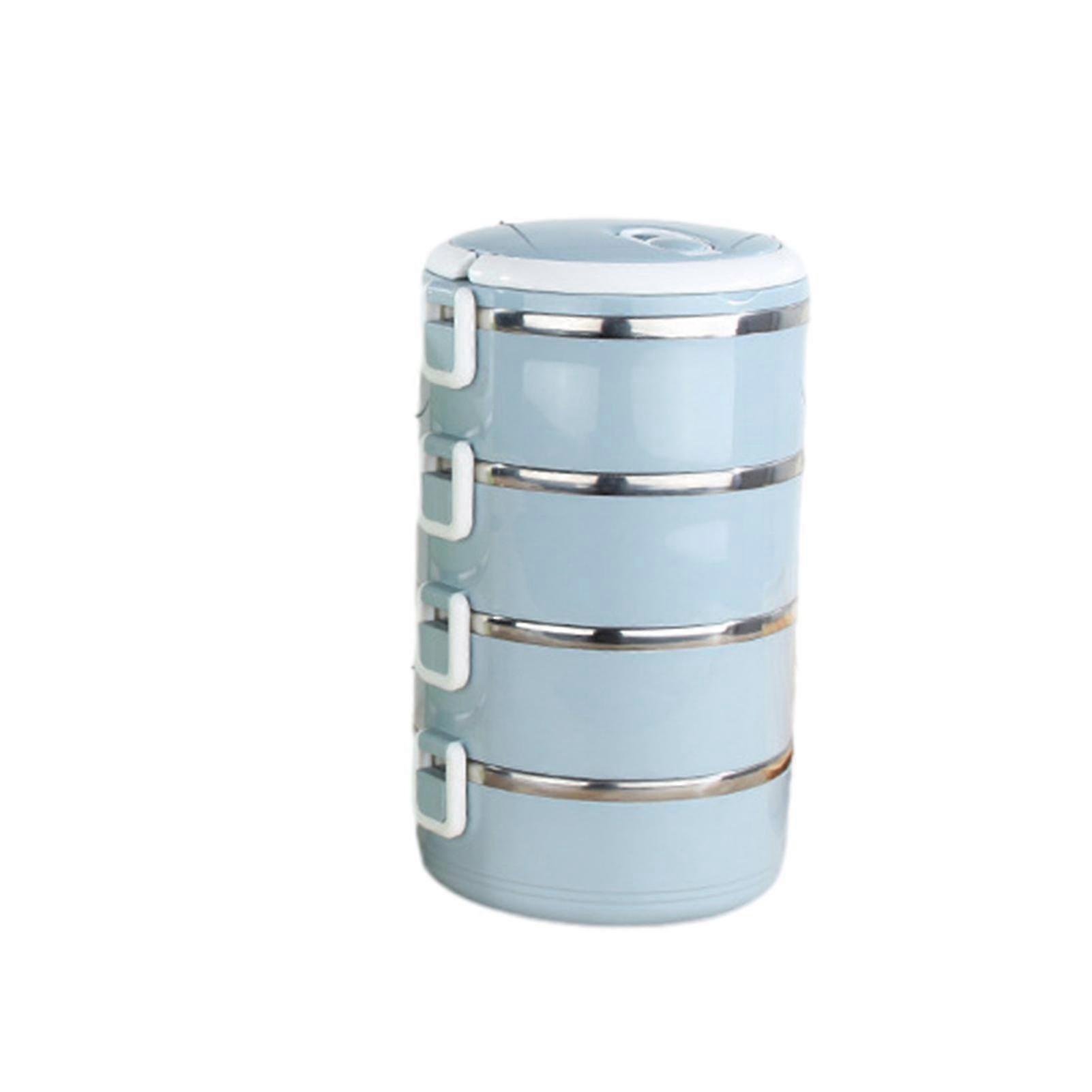 Microwaveable Lunch Box with Handle Leakproof Reusable Food Container for Student Dormitory 2025