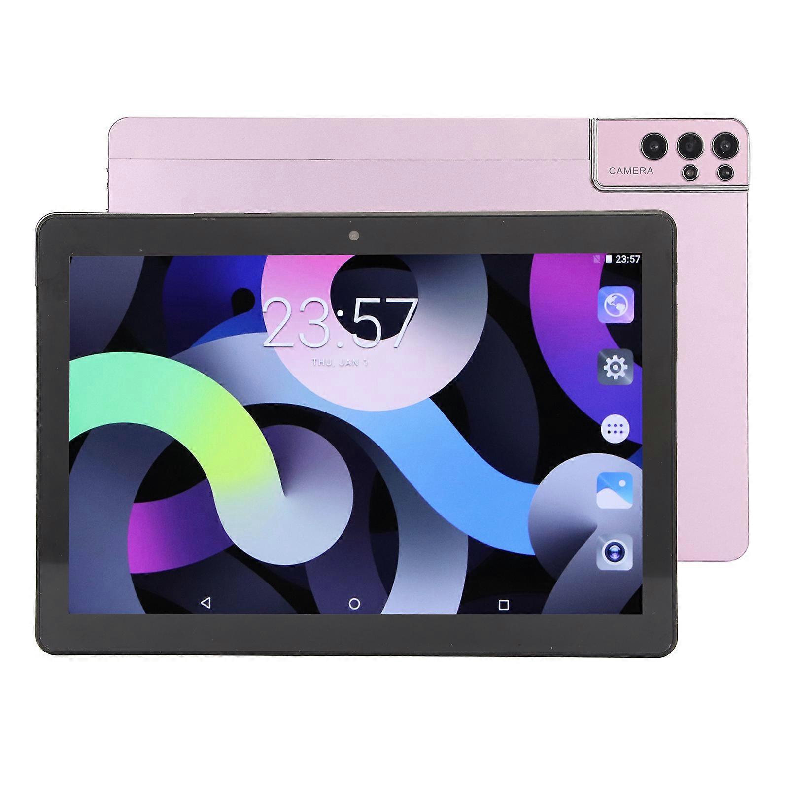 10.1 Inch Android 12.0 5G Tablet 4GB RAM 64GB Purple EU Plug