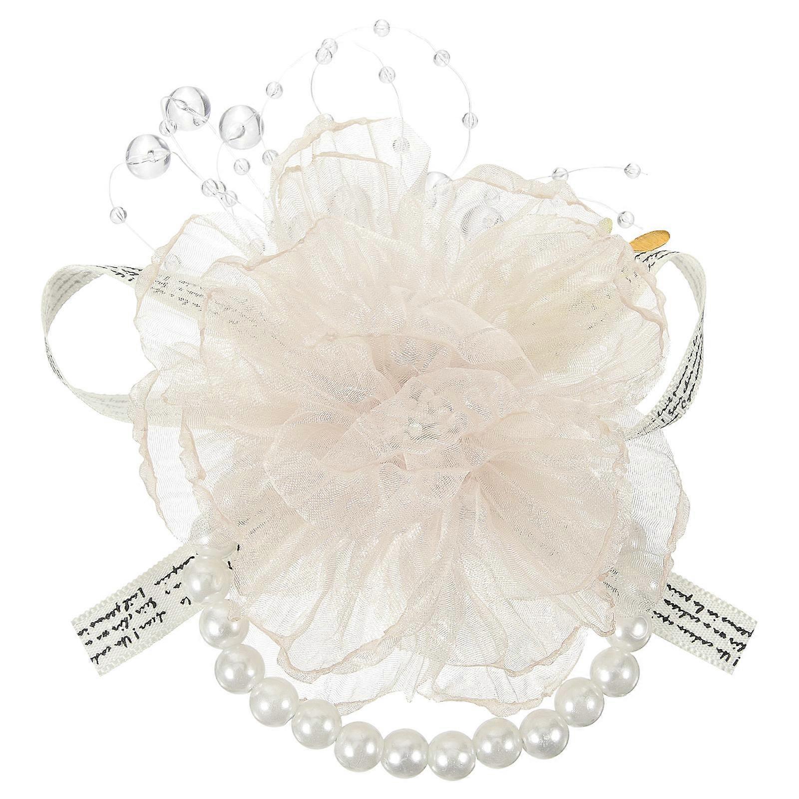 Ivory Wrist Corsage Bridal Wrist Flower for Decoration