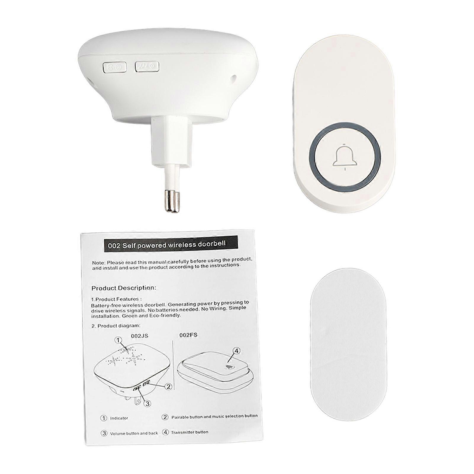 Wireless Doorbell Home Button Cell Wireless Doorbell Long Distance The Elderly Beeper