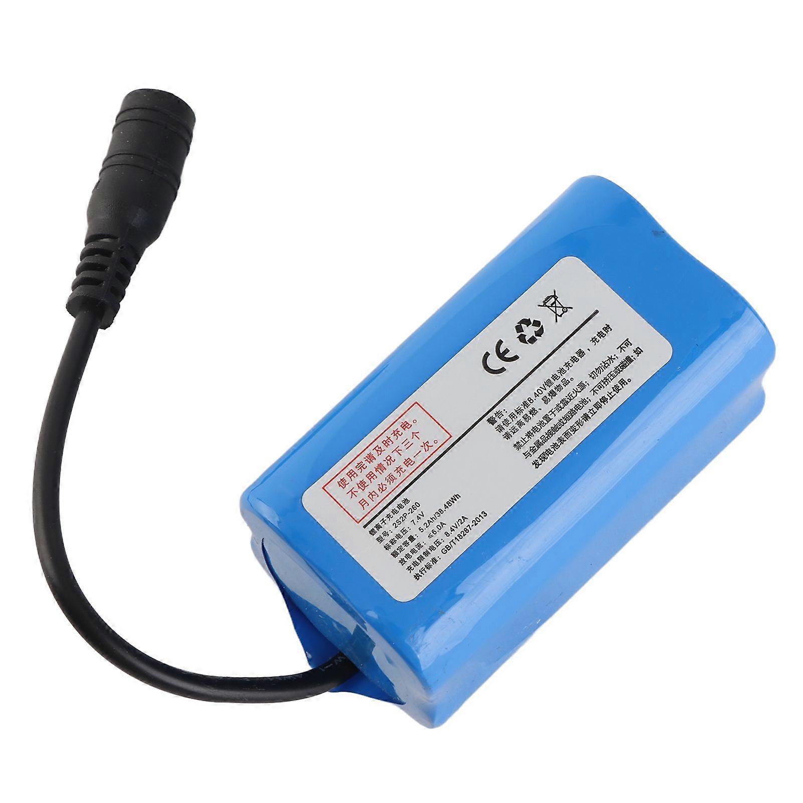 7.4v 5200mAh Battery Replacement for Fishing Bait Boat