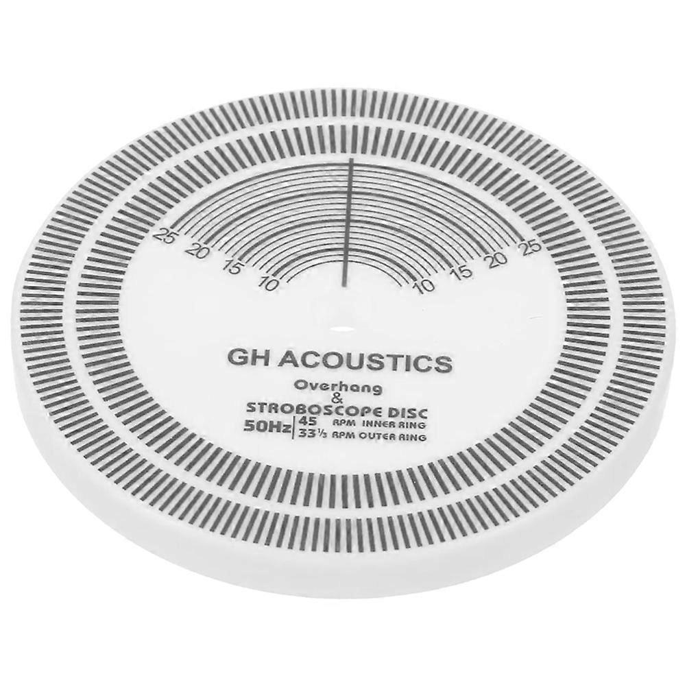 Vinyl Record Speed Tester Disc for Calibration 4Pcs Acrylic Disc