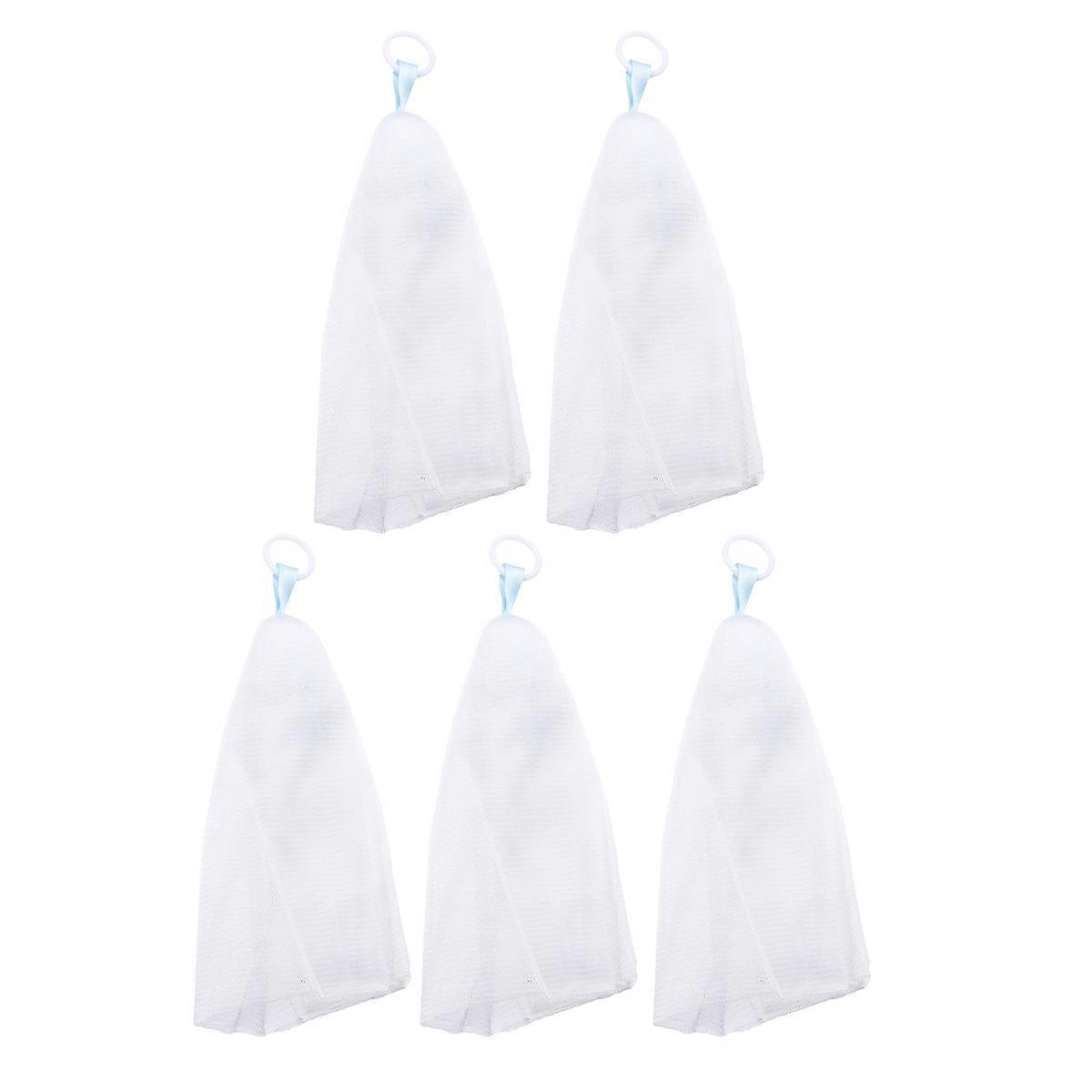 Foaming Net Facial Face Cleansing Soap Creating Bubbles for 5Pcs Pack