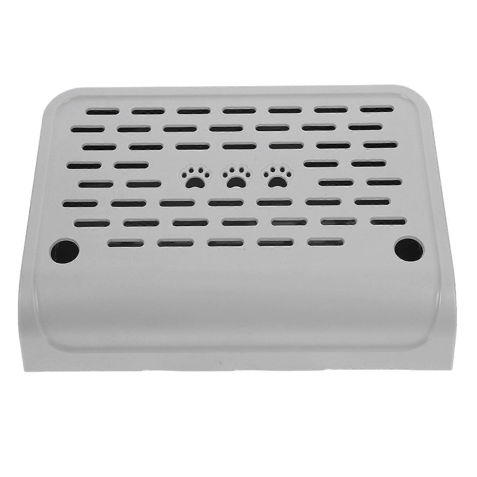 Cat Litter Pedal Cat Ramp for Litter Ramp Plastic Silver