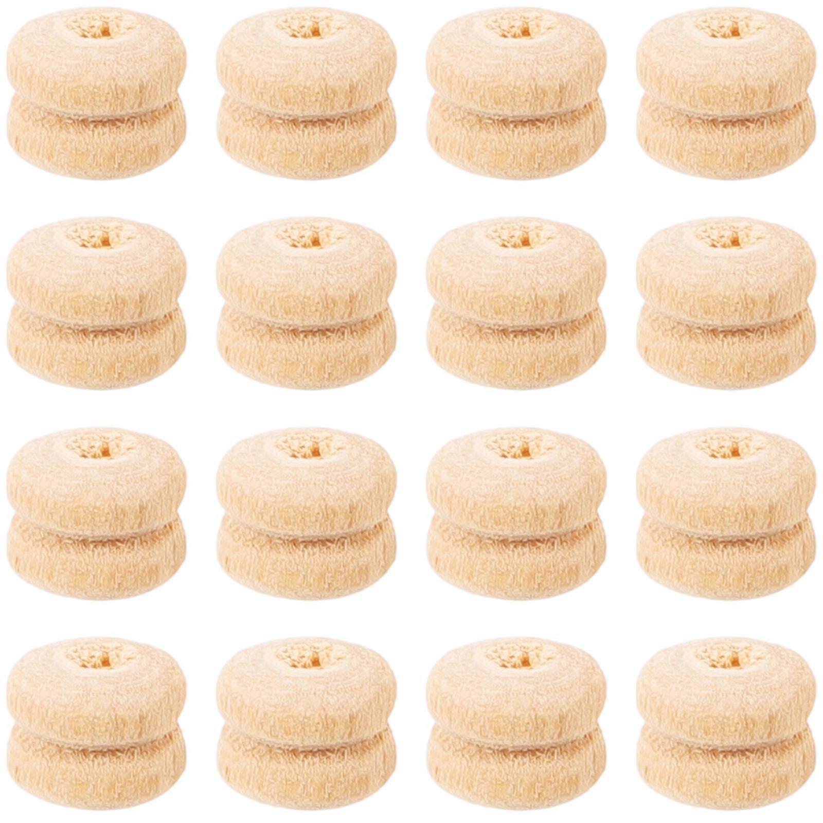 Wooden DIY Beads Natural Wood Beads for Handmade Craft Projects 400Pcs