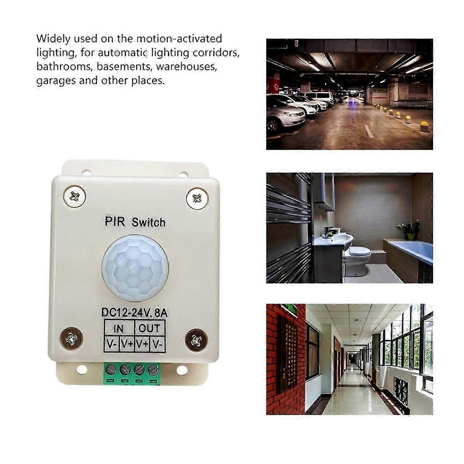 Automatic DC 5V 12V 24V Infrared PIR Motion Sensor Switch