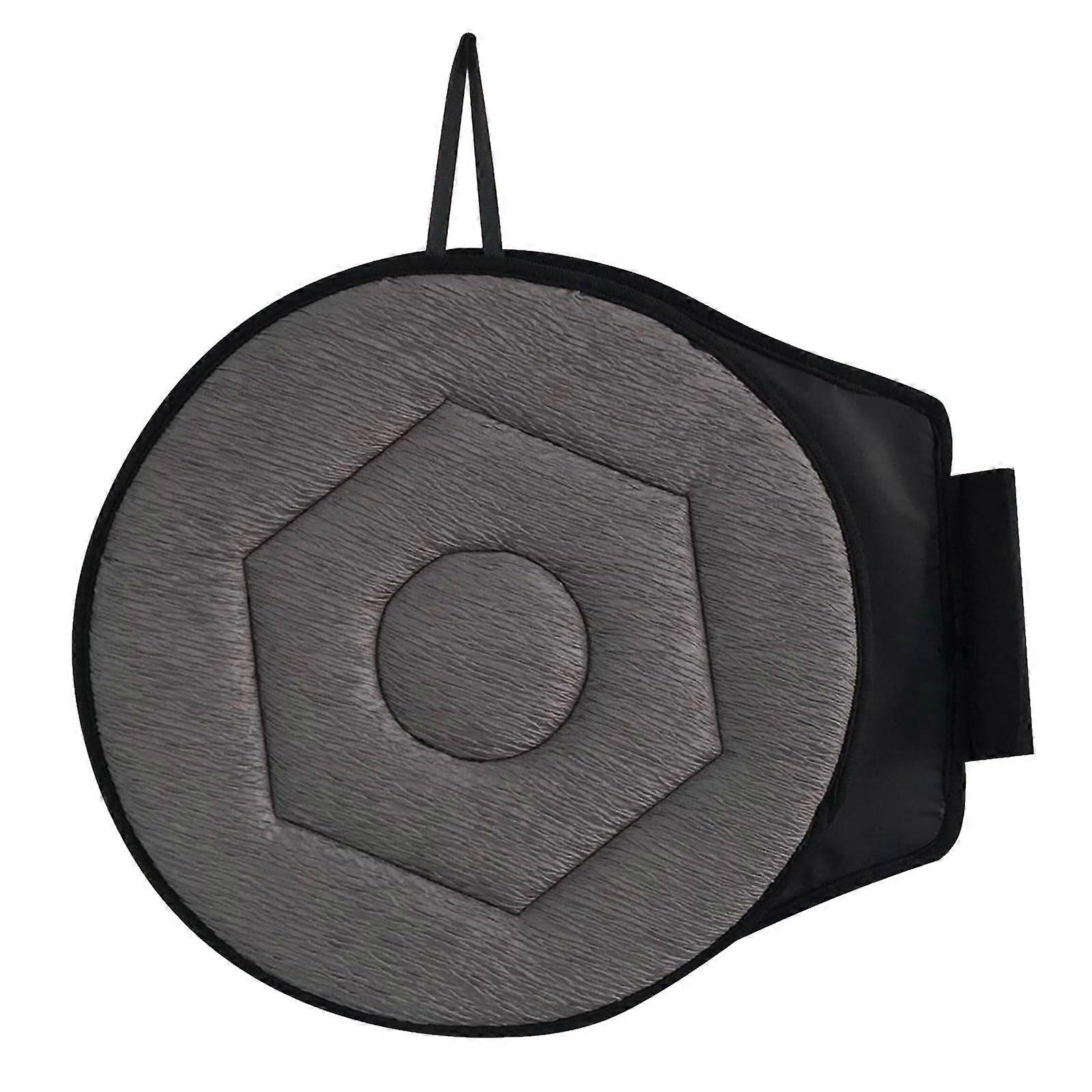 360 Rotating Car Seat Cushion NonSlip Swivel For Elderly Drivers And Passengers Grey 40x40cm Ergonomic Design