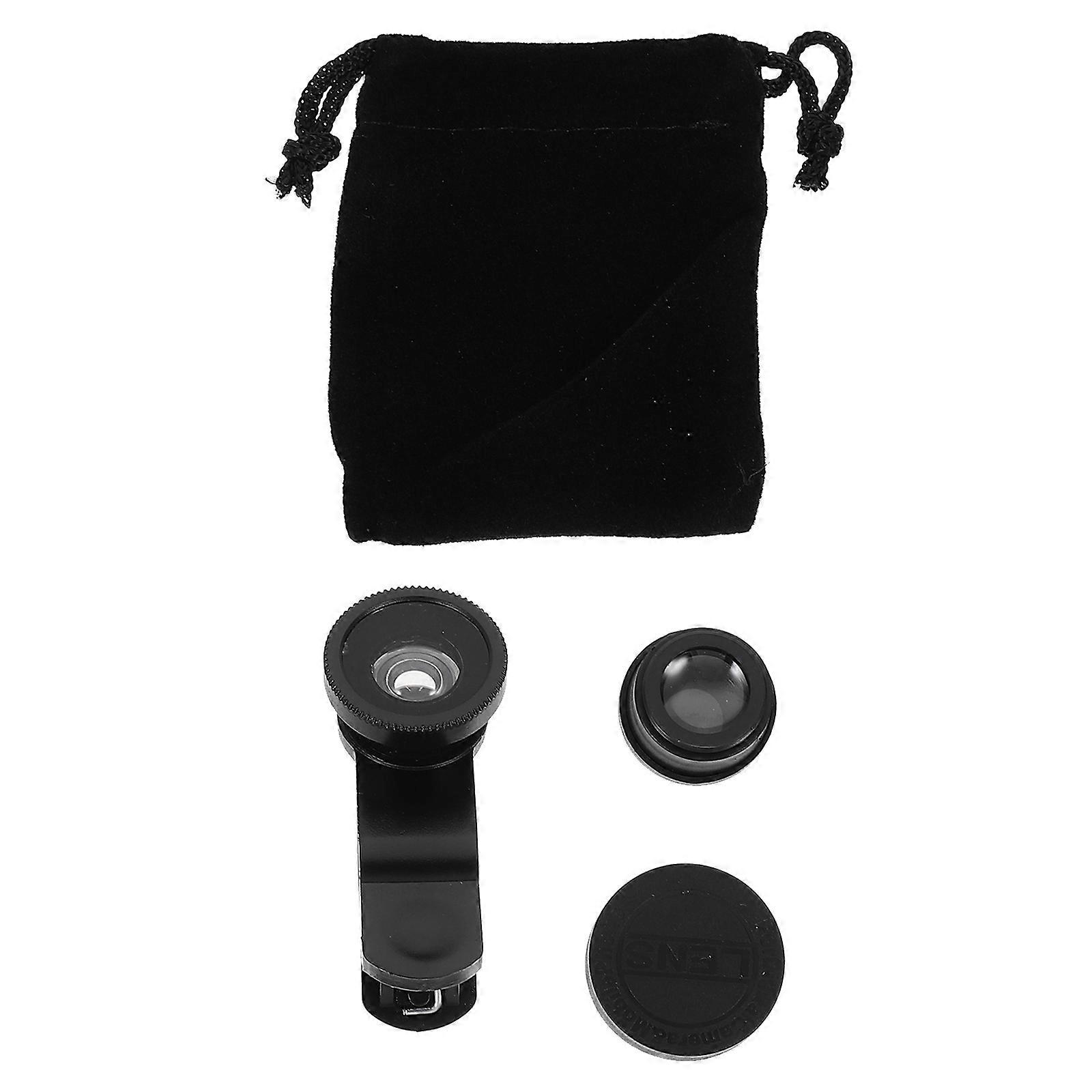 Fish Eye Lens Phone Camera Lens Kit for Photography 2Sets Multipurpose Use