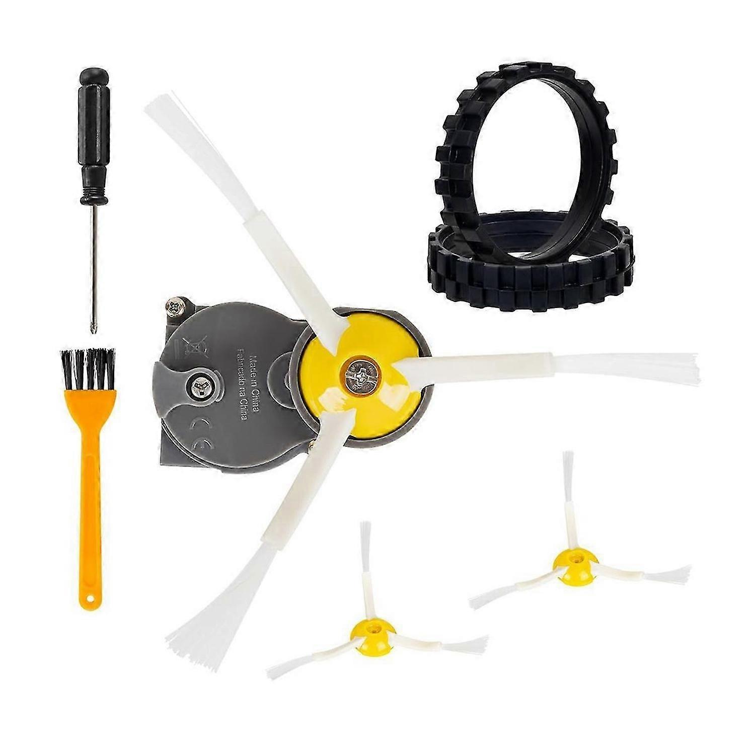 Side Brush Motor Module Part & Tires Wheels for iRobot Roomba 500 600