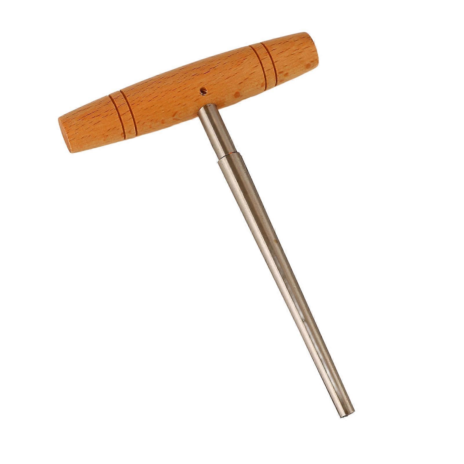 Gitarren Pin Hole Reibahle Wolfram mit Massivholz T Griff Werkzeug