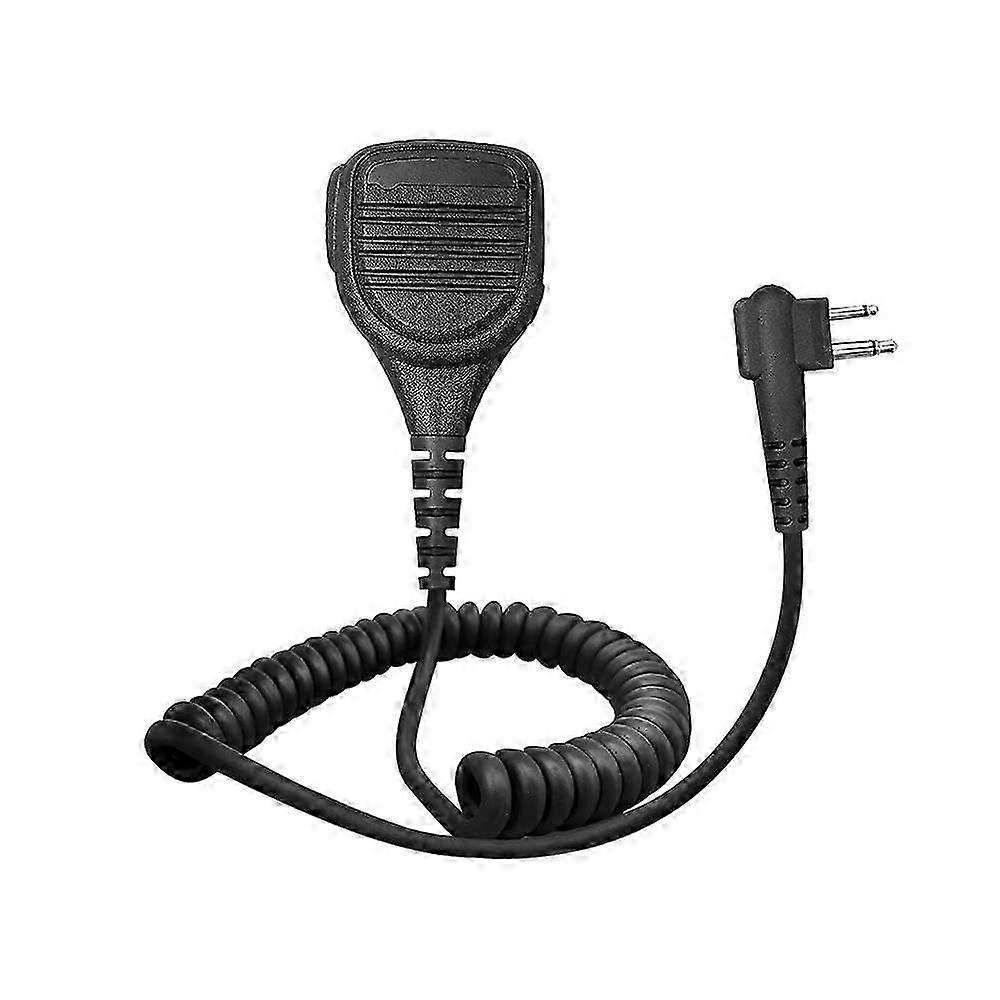 Remote Speaker Microphone with 3.5mm Audio Jack for Two-Way Radios
