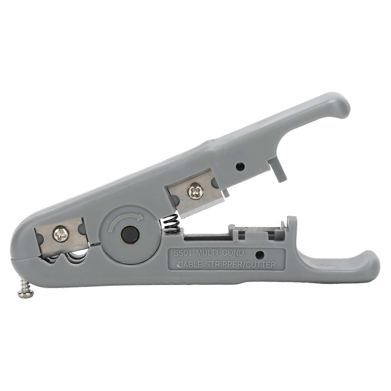 Coaxial Cable Stripper, Rotary Hand Tool for Stripping Telephone Network Cables