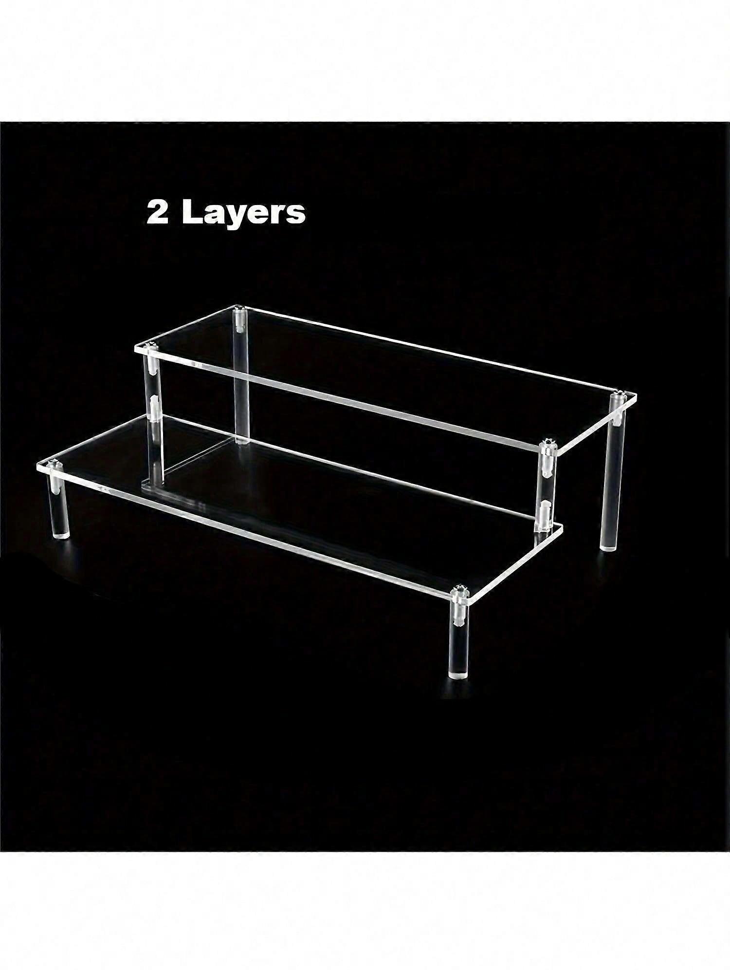 Perfumes Stand Organizer Acrylic Display Risers Cupcake Stand Holder Decoration Large Shelf Risers for Figures, Dessert Shelves