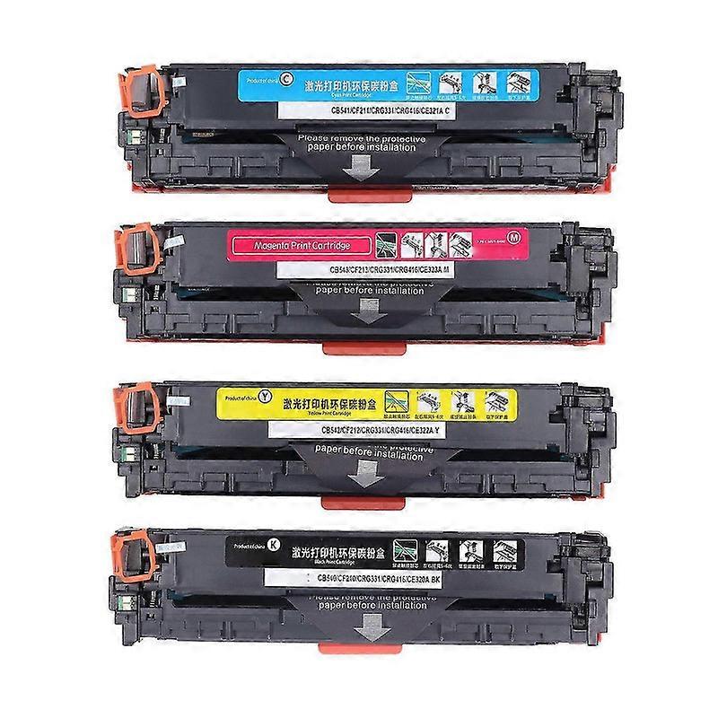 4Pcs αντικατάσταση δοχείου γραφίτη για HP Color Laserjet CP1215 CP1518ni CM1312nfi CM1312 CP1515n CP15