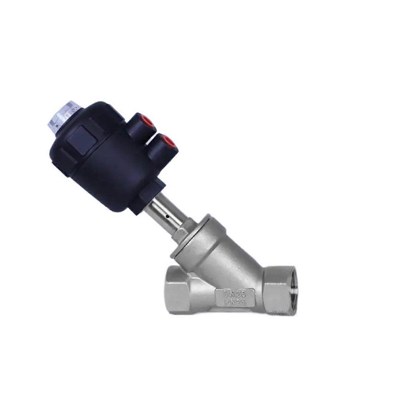 Pneumatic Valve Steam Temp CorrosionResistant YType Internal Thread AngleSeat 11/4 Inch Thread