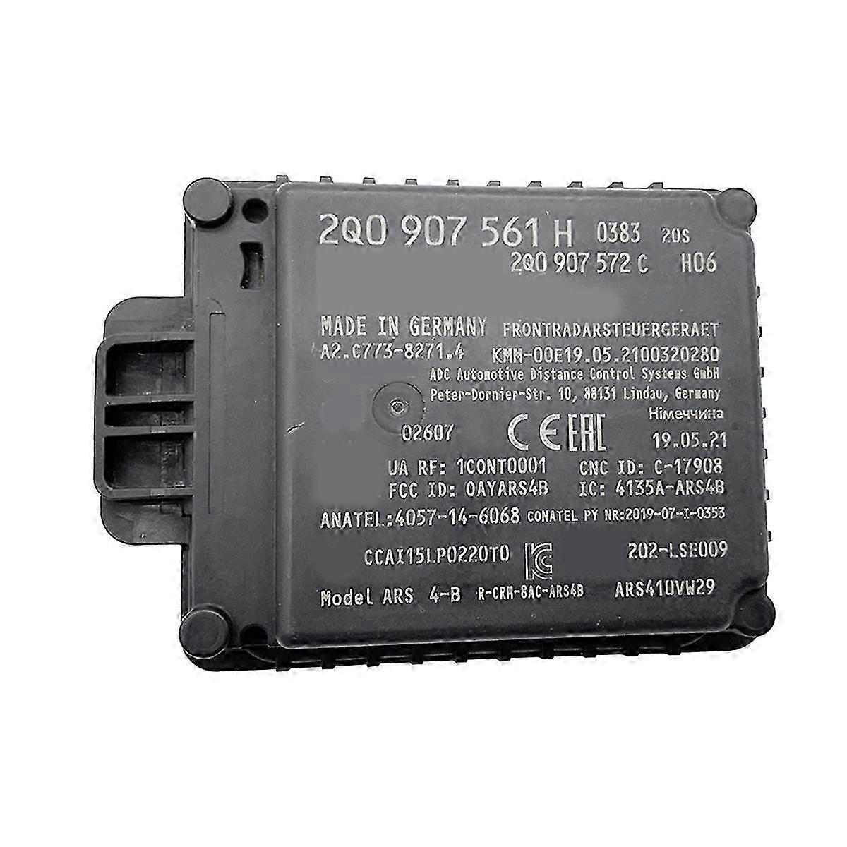 Front Bumper ACC Probe Module for Q2 Q3 Adaptive Cruise Control Distance Sensor 2Q0907561H, 2Q0 907