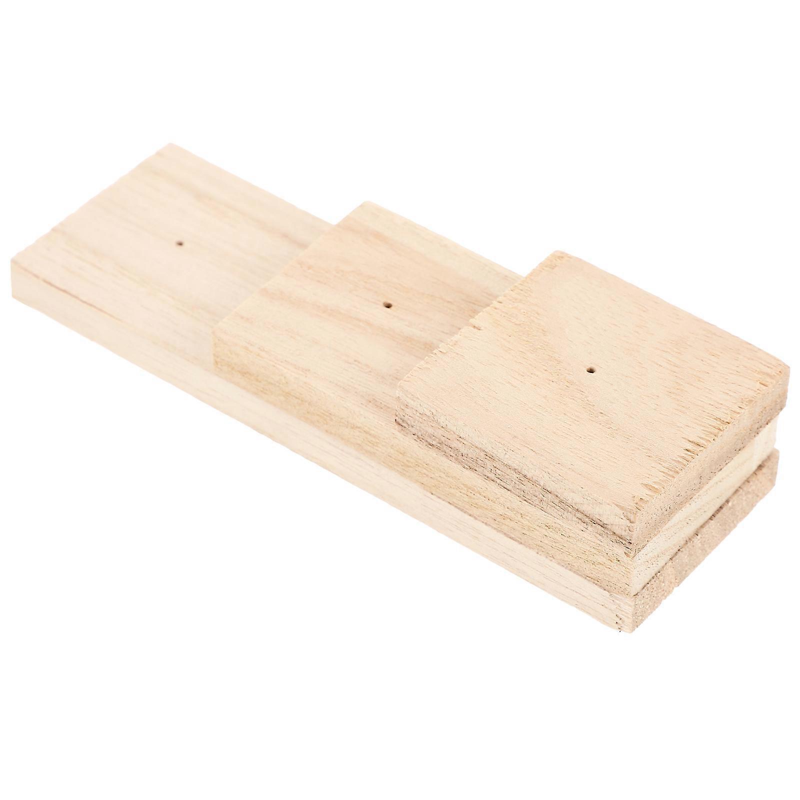 Wooden Specimen Display Stand for Insect Pinning with 3Pcs Set