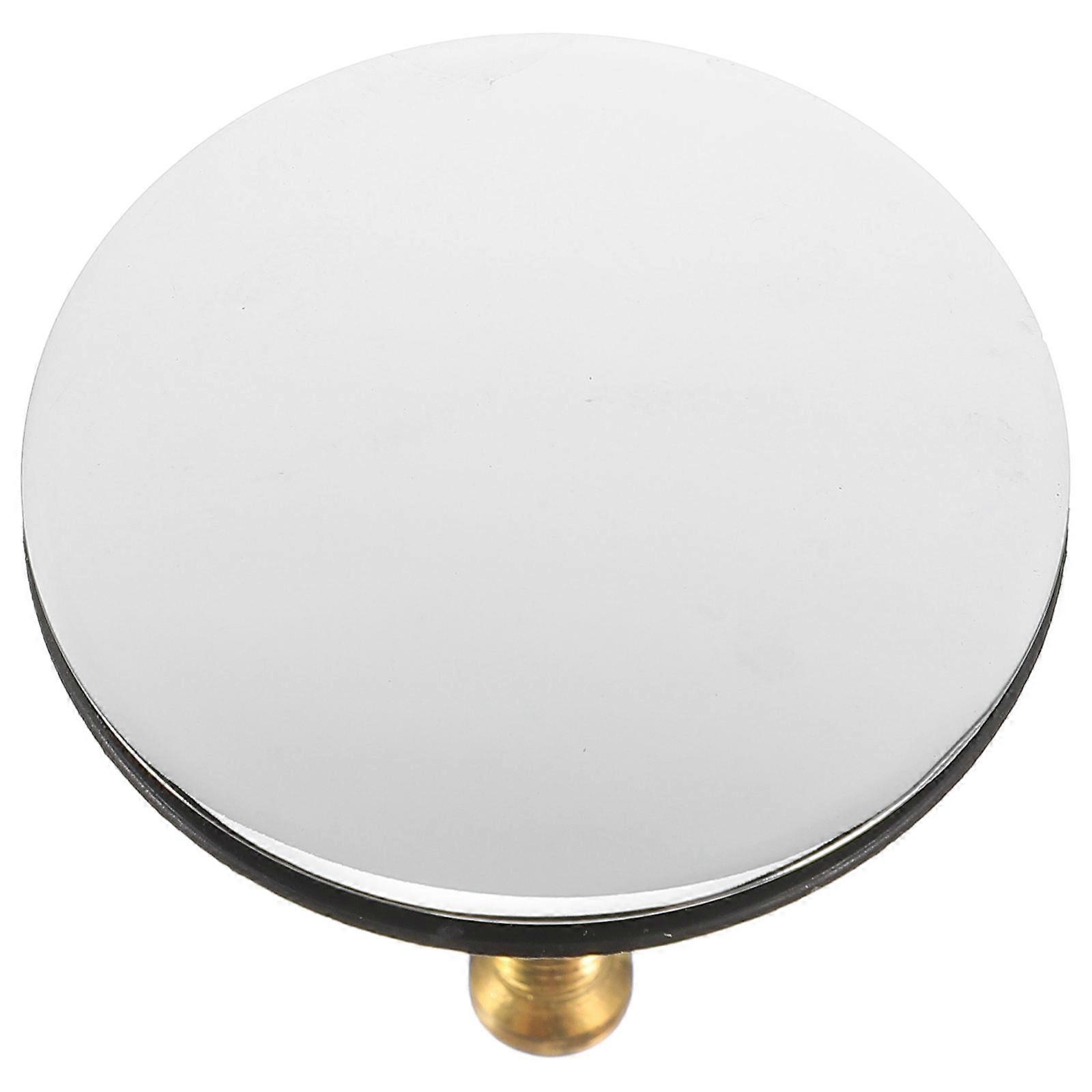 Bathtub Drain Stopper Adjustable Rotary Plug 2Pcs for Bathroom Use