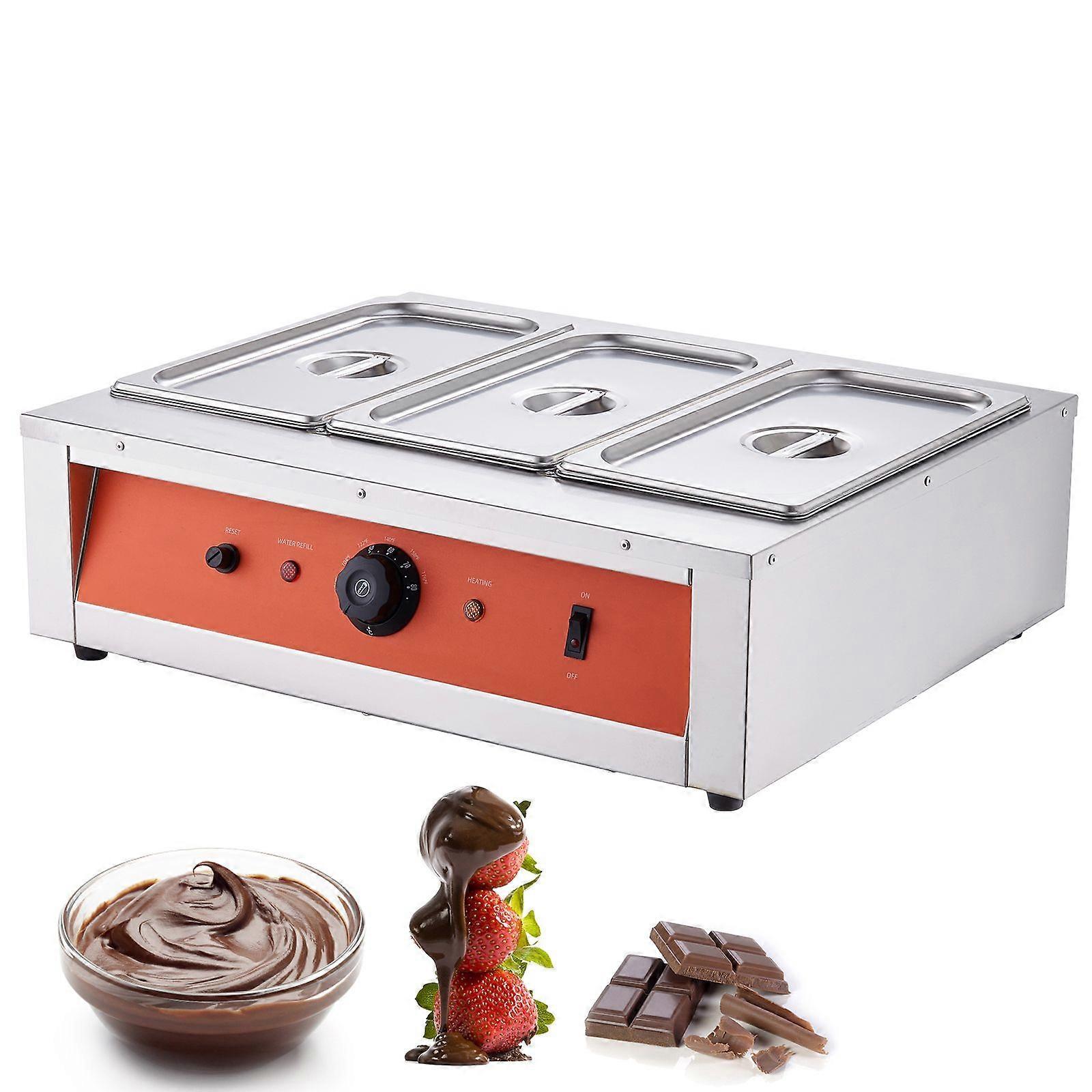 Chocolade Tempering Machine Chocolade Smeltkroes 26,5 Lbs 3 Tanks