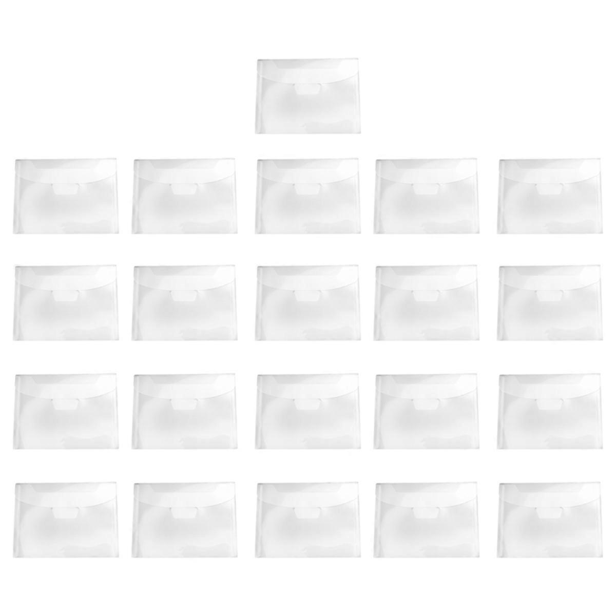 21 PCS Clear Stamp and Die Storage Pockets Die Cut Storage Bag