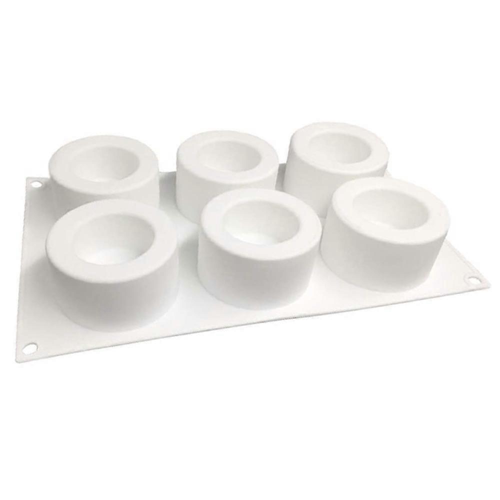 6 Compartments Silicone Pudding Cup Cake Mold DIY Baking Mold
