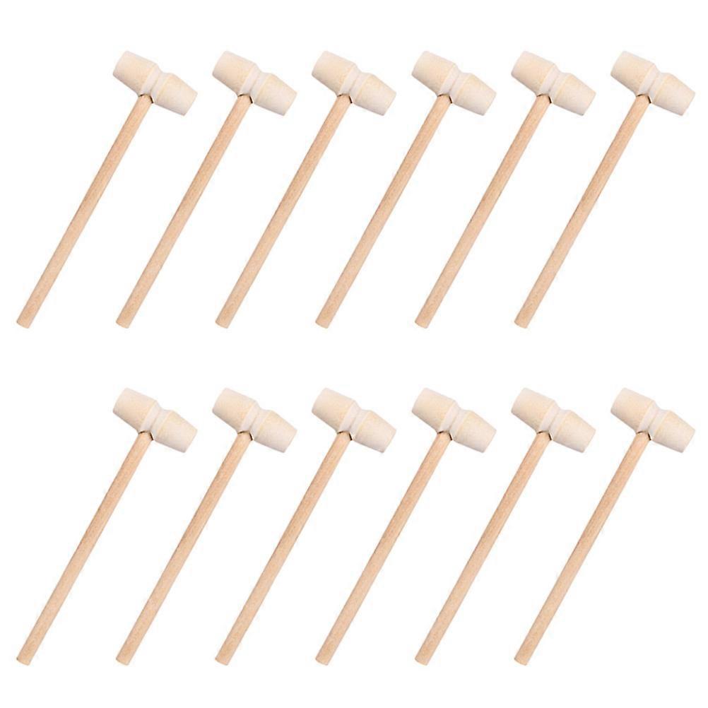 Cake Mallet for Shellfish Cakes with 150Pcs Wooden Hammer Set