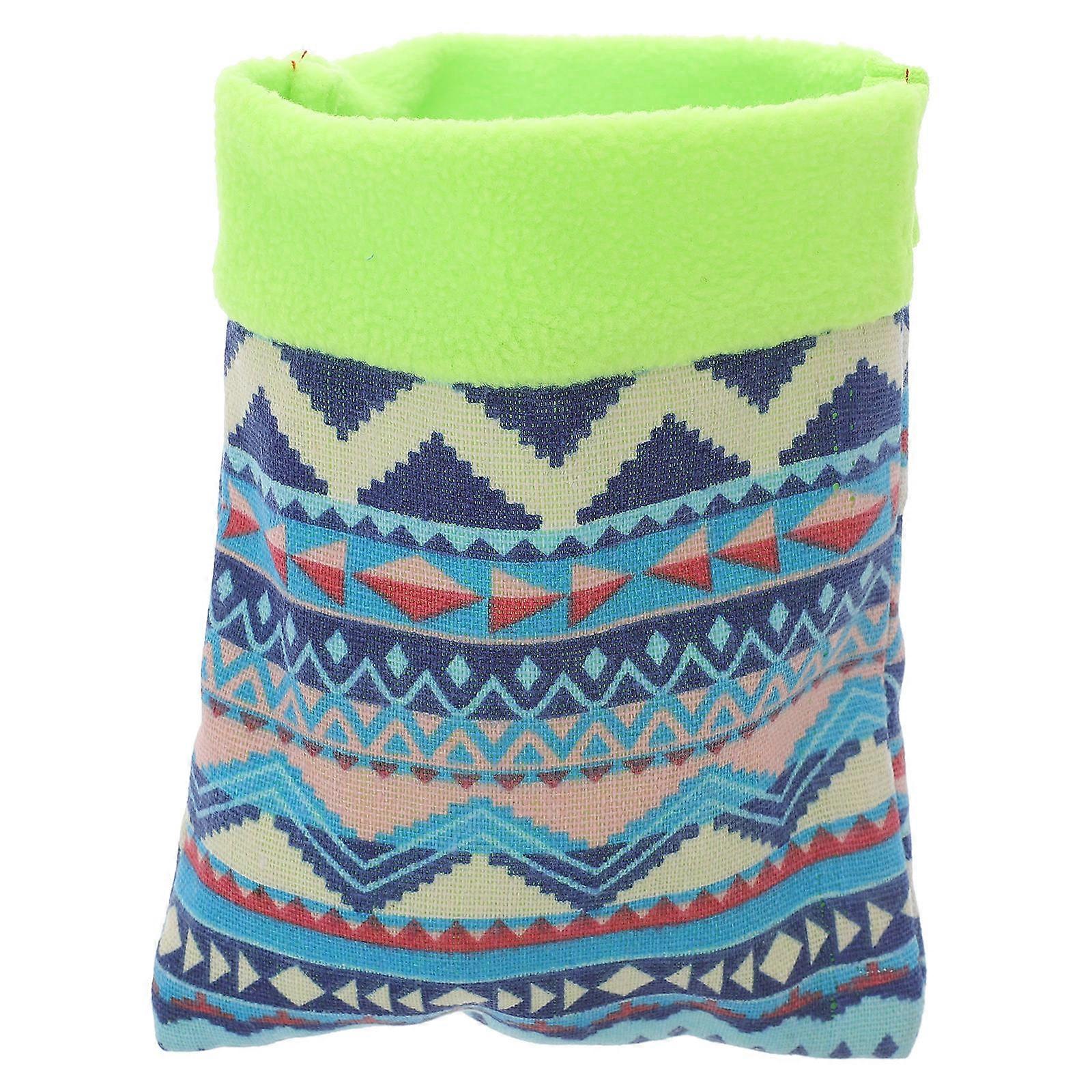 Small Animal Bed Printed Sleep Cage for Hamster and Rabbit 2Pcs