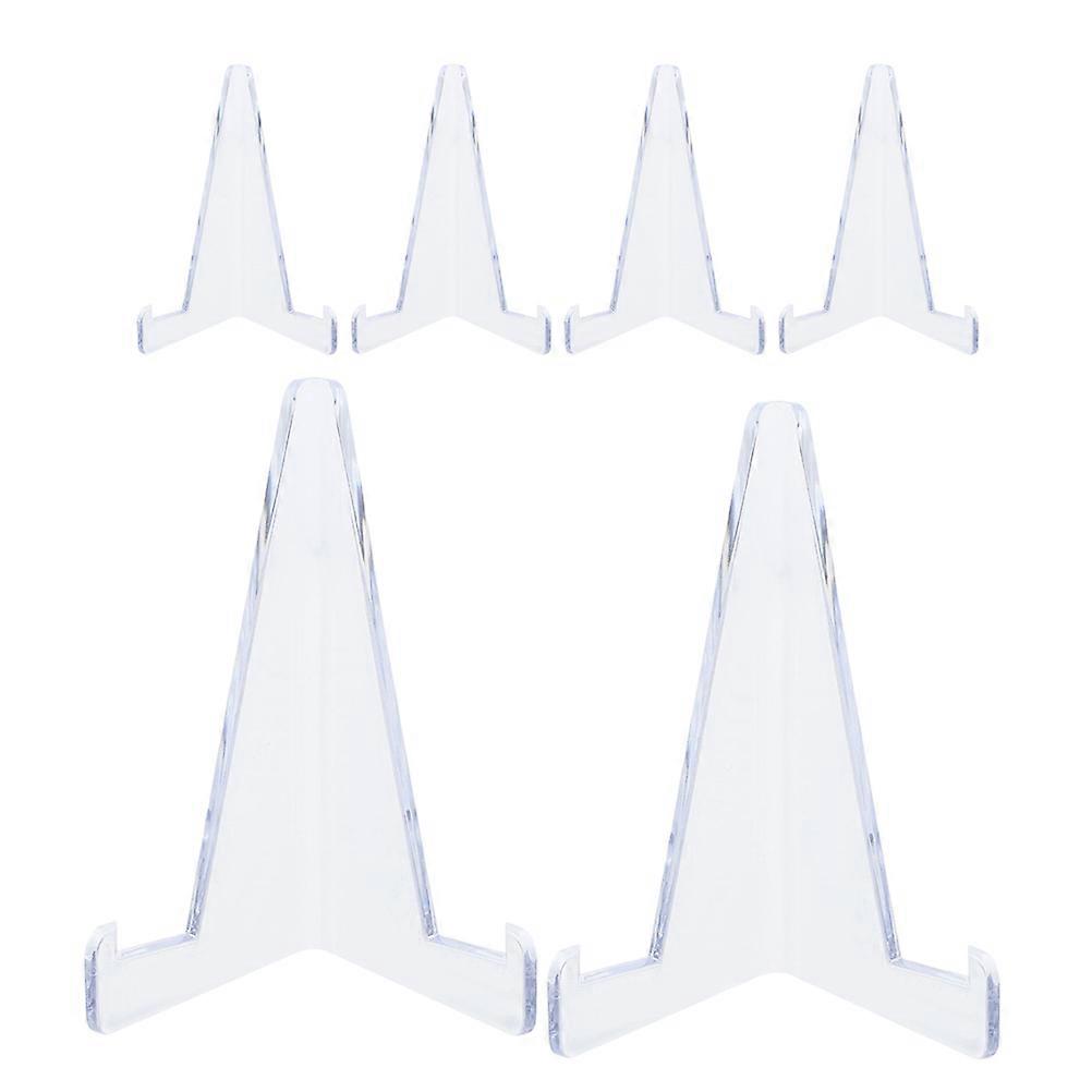 Trading Card Display Stand Clear Plastic Holder for 30Pcs Cards Organizer