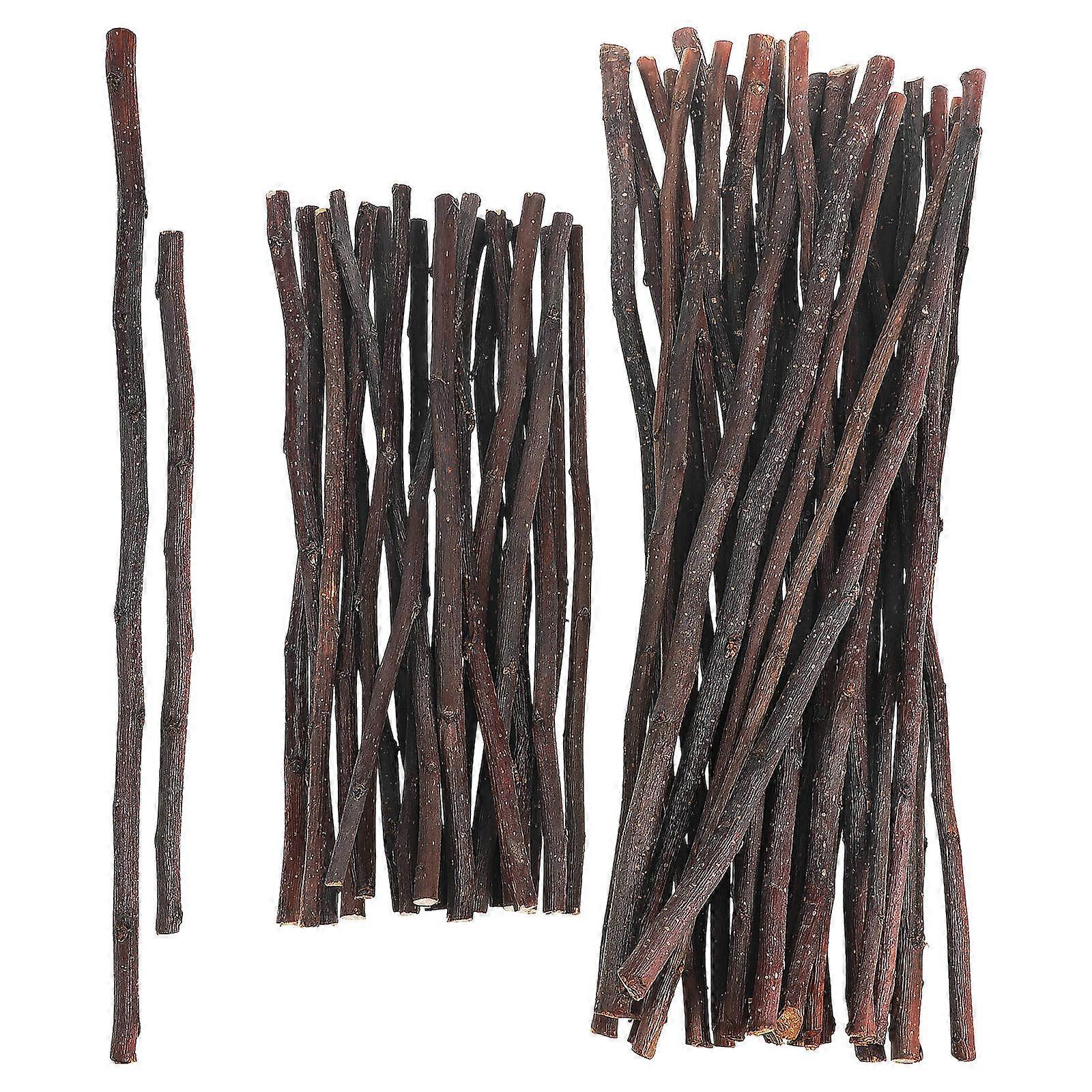 Wood Sticks for Crafts Wood Craft Sticks for DIY Use 100Pcs