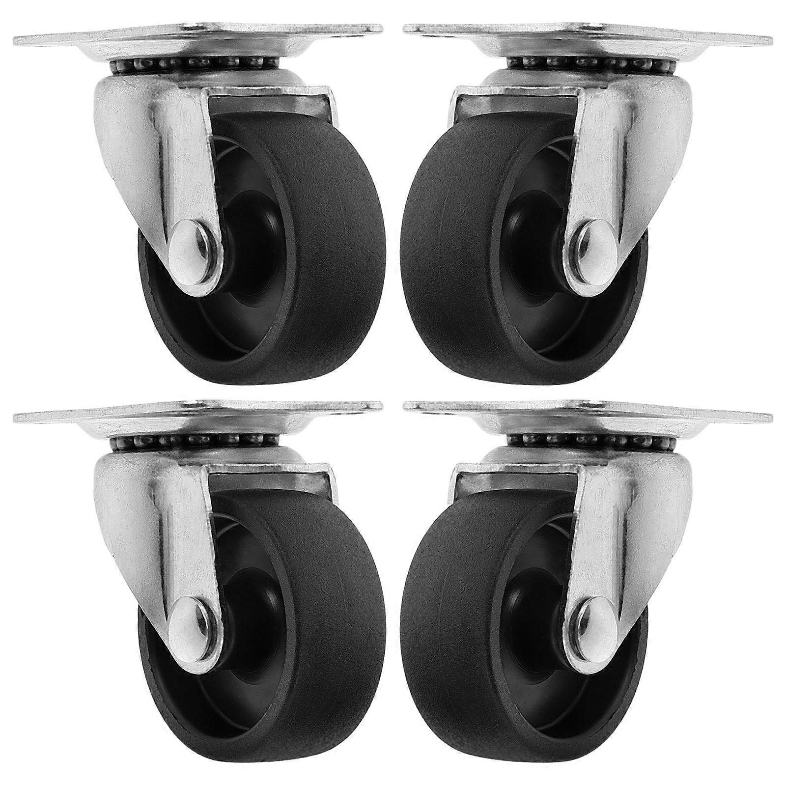 Office Chair Caster Wheels Roller Wheels Furniture Secure Positioning Multi Color 4Pcs