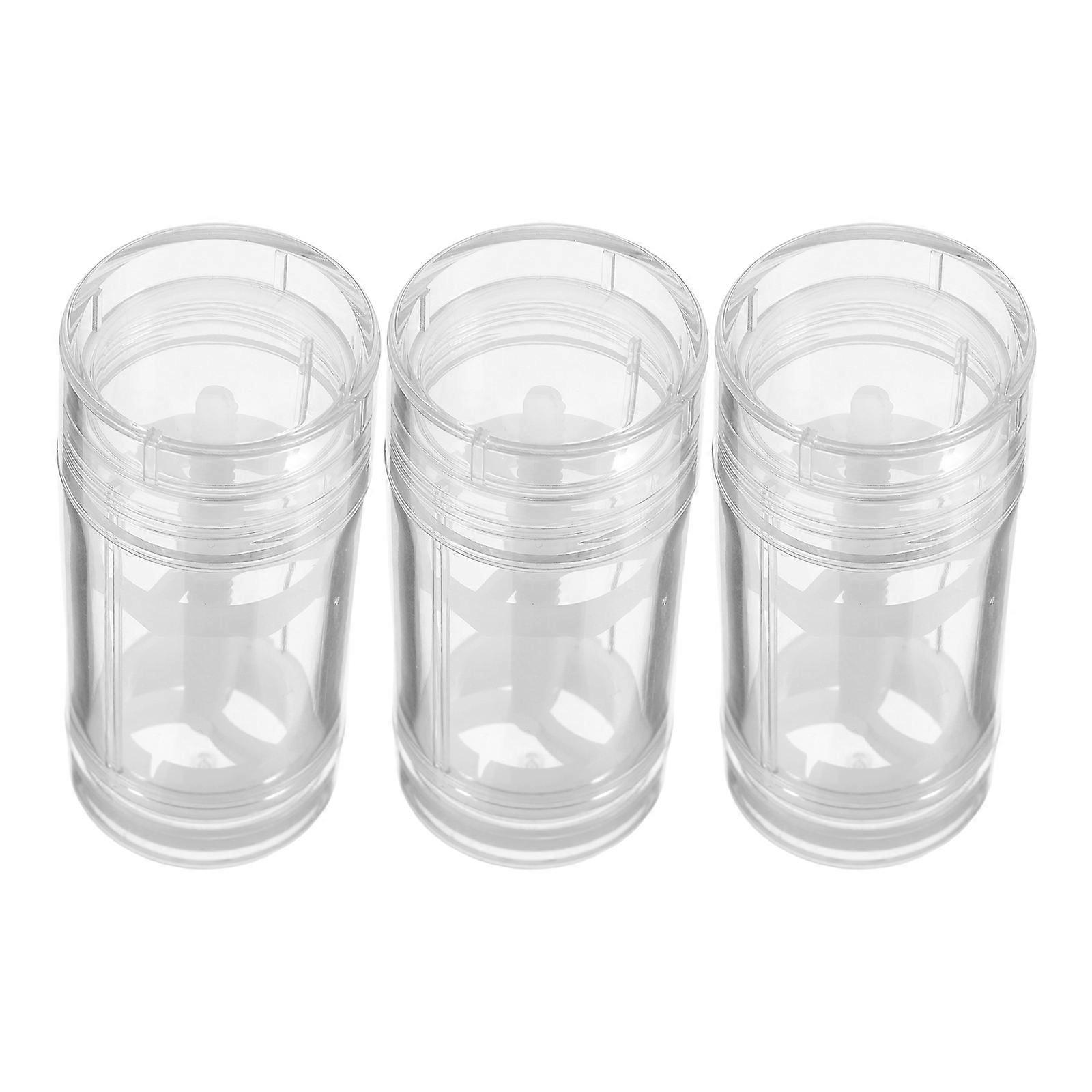Refillable Lip Balm Tubes Transparent Containers for Storage 9Pcs