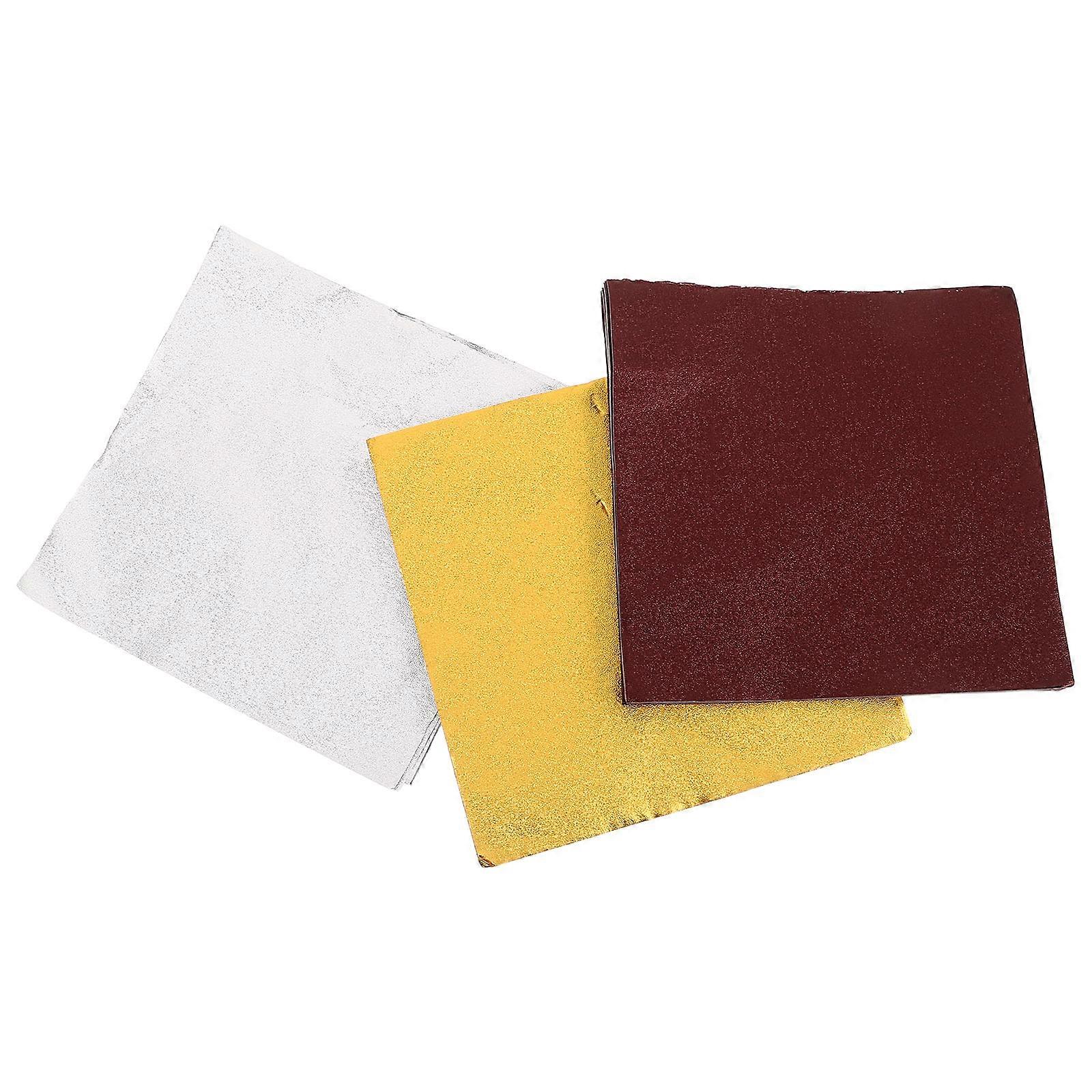Chocolate Wrappers Foil for Candy Packaging 3Pack Aluminum Sheets
