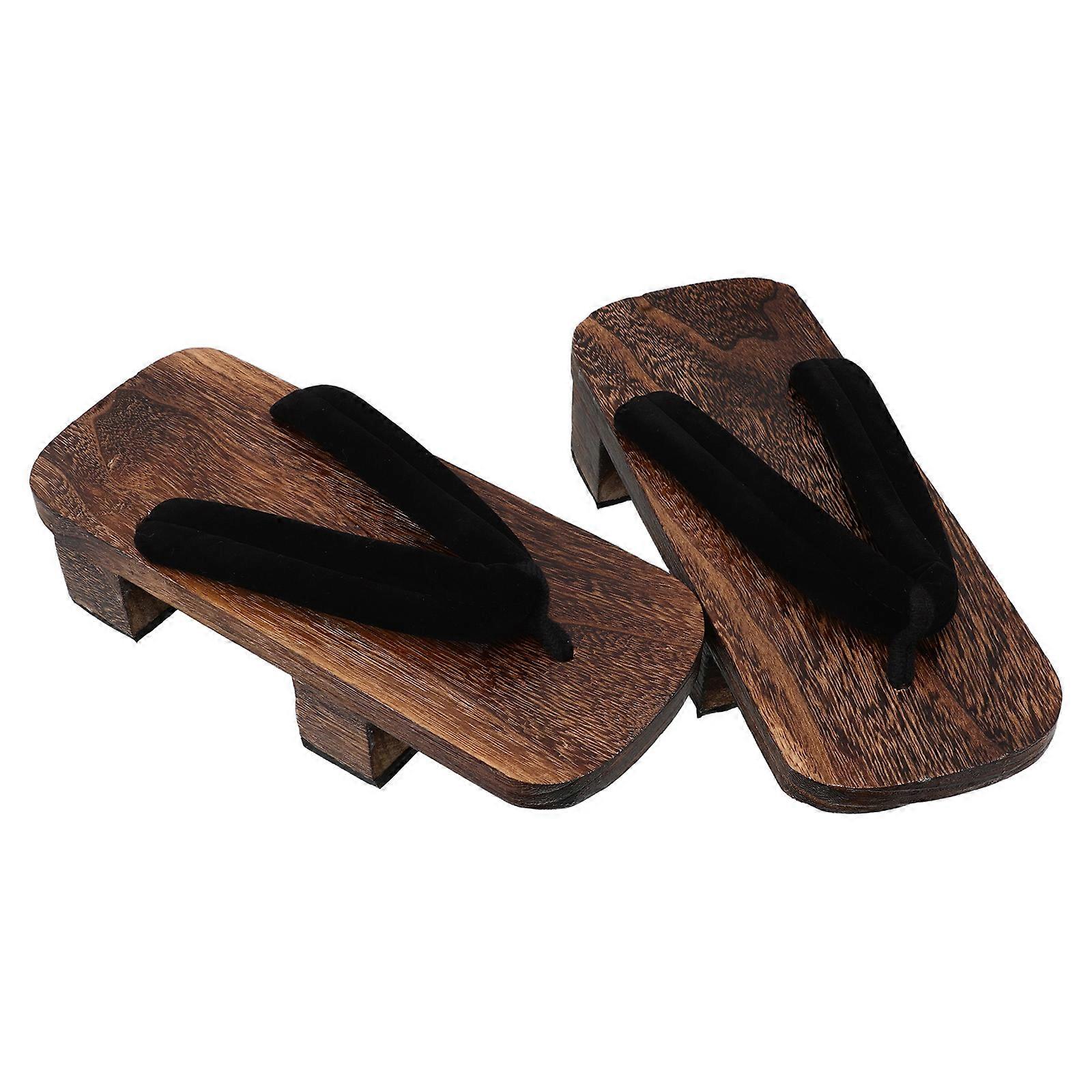 Japanese Wooden Clogs for Cultural Events and Daily Use 4Pcs Set