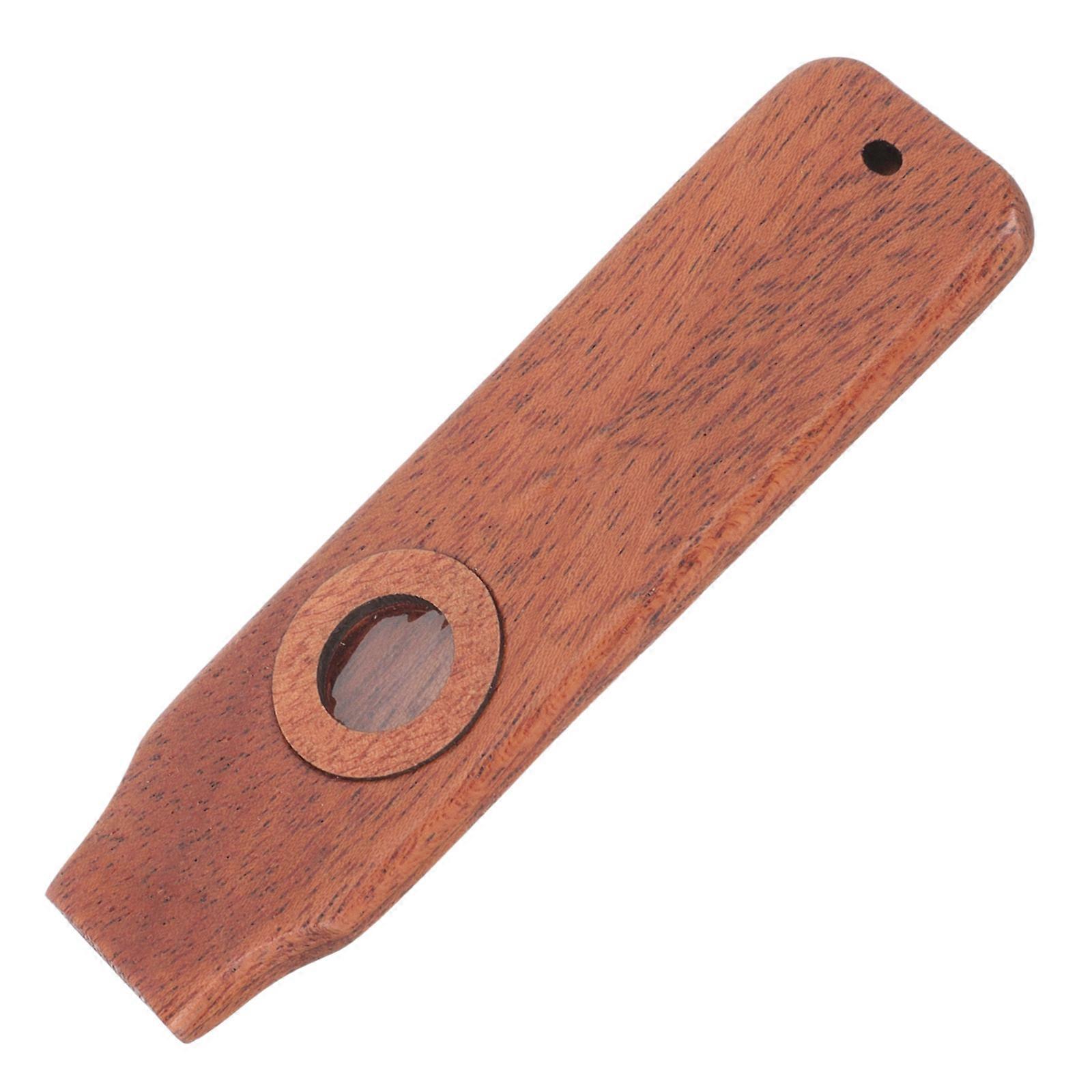 Kazoo Party Musical Instrument Set For Guitar Accompaniment Classic Design Brown 9.5x2.8x0.8cm Easy to Play 1Set