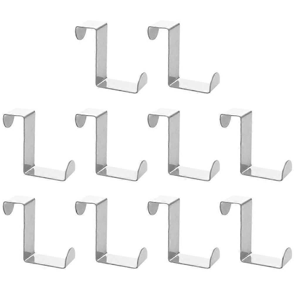 Z Shape Hooks Hanging Hook Door Hooks 30Pcs Silver Storage Organizer
