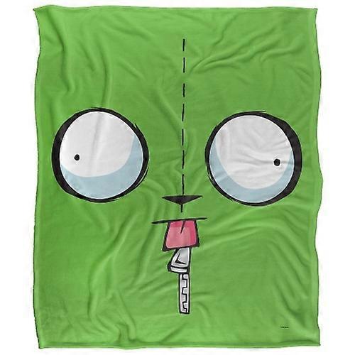 Invader Zim Silky Face Gir Supersoft Blanket