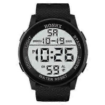 Luksusowe mężczyźni Analog Cyfrowy Sport Wojskowy Led Wodoodporny zegarek na rękę