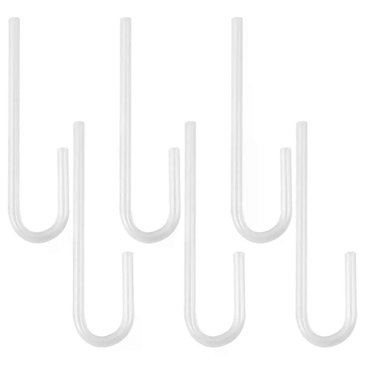 6pcs Acrylic Pipe U Shape Tube Bend for Aquarium Co2 System/Diffuser
